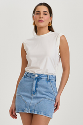 Short Saia Jeans Carpenter Carol