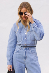 Camisa Over Zoe Soft Listras
