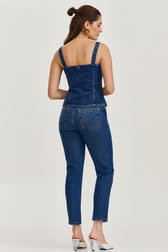 Calça Jeans Mom Flora Brunet