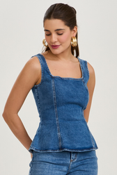 Corselet Jeans Ligia