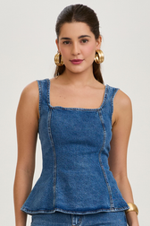 Corselet Jeans Ligia