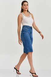 Jorts Jeans Balloon Alta Haze