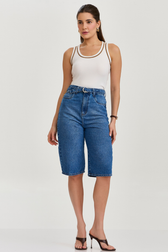 Jorts Jeans Balloon Alta Haze