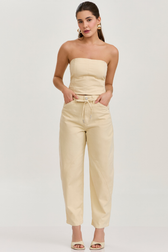 Calça Balloon Alta Lilla Vanilla