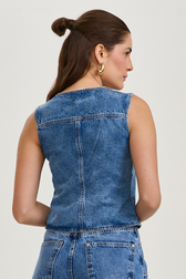 Colete Jeans Kali