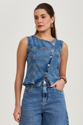 Colete Jeans Kali