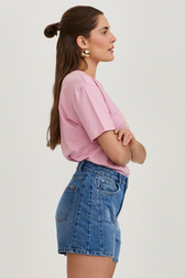 Bermuda Jeans Media Layla Piquet 