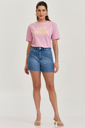 Bermuda Jeans Media Layla Piquet 