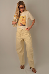 Calça Balloon Alta Lilla Vanilla