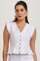 Blusa Vanessa White