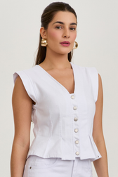 Blusa Vanessa White
