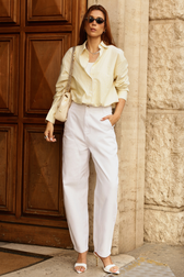 Calça Balloon Carpenter Dahlia White
