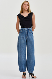Calça Jeans Balloon Alma