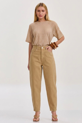 Calça Balloon Olivia Toffee