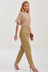 Calça Balloon Olivia Toffee