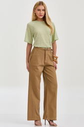 Calça Reta Vivi Toffee