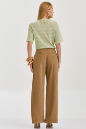 Calça Reta Vivi Toffee