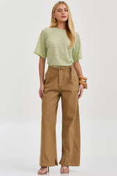 Calça Reta Vivi Toffee