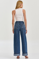 Calça Super Wide Jeans Isis Salles