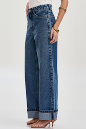 Calça Super Wide Jeans Isis Salles
