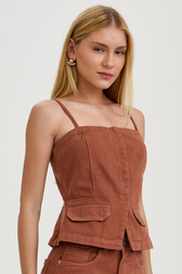 Blusa Nubia Canela