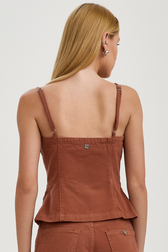Blusa Nubia Canela