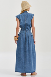 Vestido Jeans Longo Scarlet