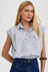 Camisa Lydia Listras Blue