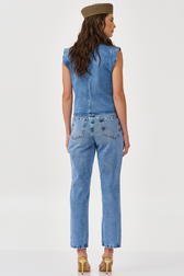 Calça Jeans Reta Silvia Lorran
