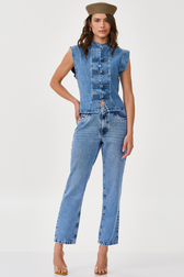 Calça Jeans Reta Silvia Lorran