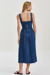 Vestido Jeans Midi Ruby