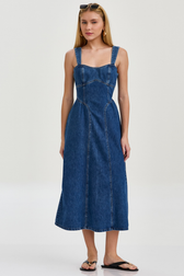 Vestido Jeans Midi Ruby