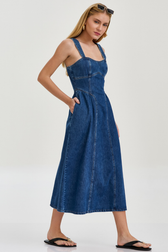 Vestido Jeans Midi Ruby