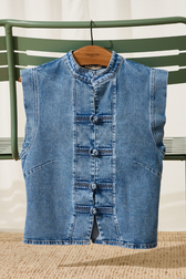 Blusa Jeans Ayumi