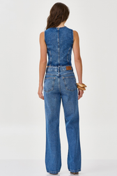 Calça Wide Leg Jeans Thassia Dante