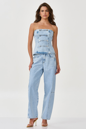 Calça Jeans Barrel Lue