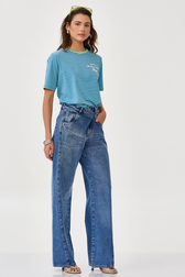 Calça Jeans Reta Inaya