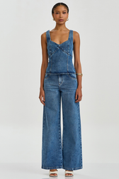 Calça Super Wide Jeans Mara Bianchi