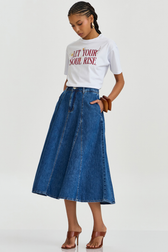 Saia Jeans Longa Damaris