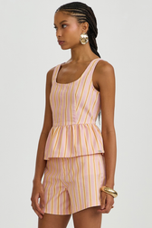 Short Cindy Listras Blush
