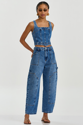 Calça Jeans Balloon Carpenter Acácia