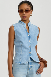 Blusa Jeans Ariela