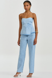 Calça Jeans Reta Zayra Scarpelli