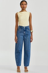 Calça Jeans Barrel Liza