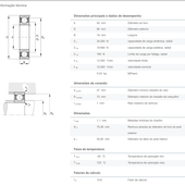 HC6208-ZZ-L038-C3 - Rolamento rígido de esferas de uma carreira com esferas de cerâmica