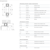 HC6310-ZZ-L038-C3 - Rolamento rígido de esferas de uma carreira com esferas de cerâmica