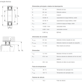 HC6307-ZZ-L038-C3 - Rolamento rígido de esferas de uma carreira com esferas de cerâmica
