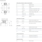 HC6207-ZZ-L038-C3 - Rolamento rígido de esferas de uma carreira com esferas de cerâmica