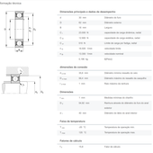 HC6206-ZZ-L038-C3 - Rolamento rígido de esferas de uma carreira com esferas de cerâmica