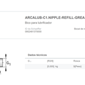ARCALUB-C1.NIPPLE-REFILL-GREASE-R3/8 -  Lubrificador automático Arcalub Concept 1